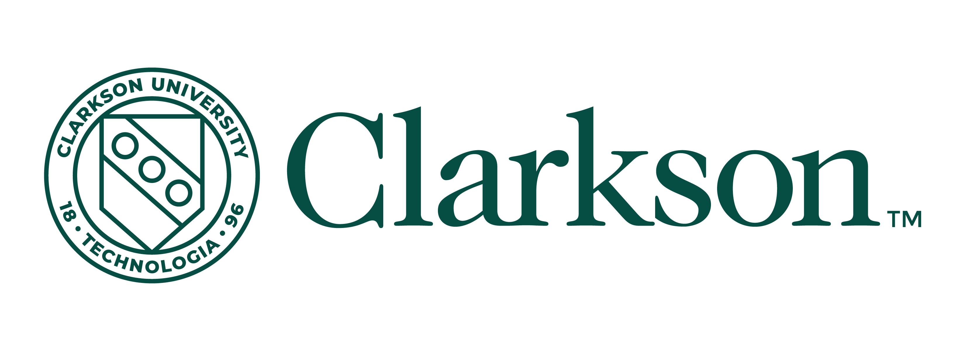 Clarkson university logo green