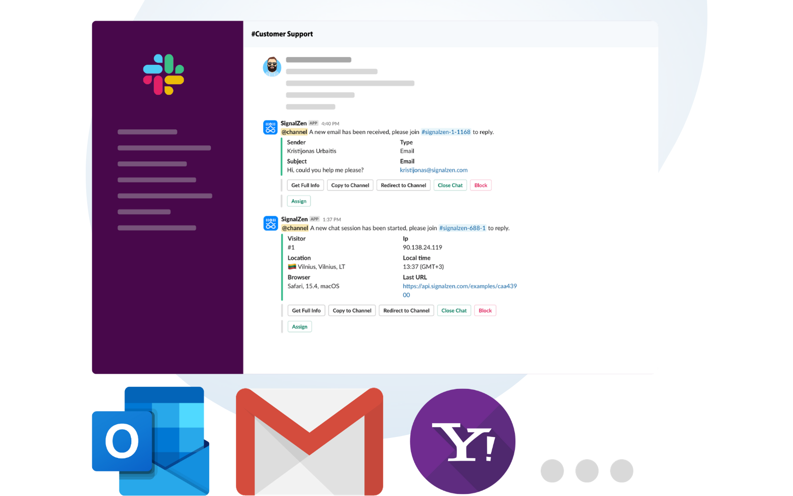 Slack email integration
