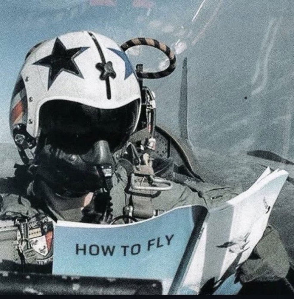 A pilot learning while doing.
