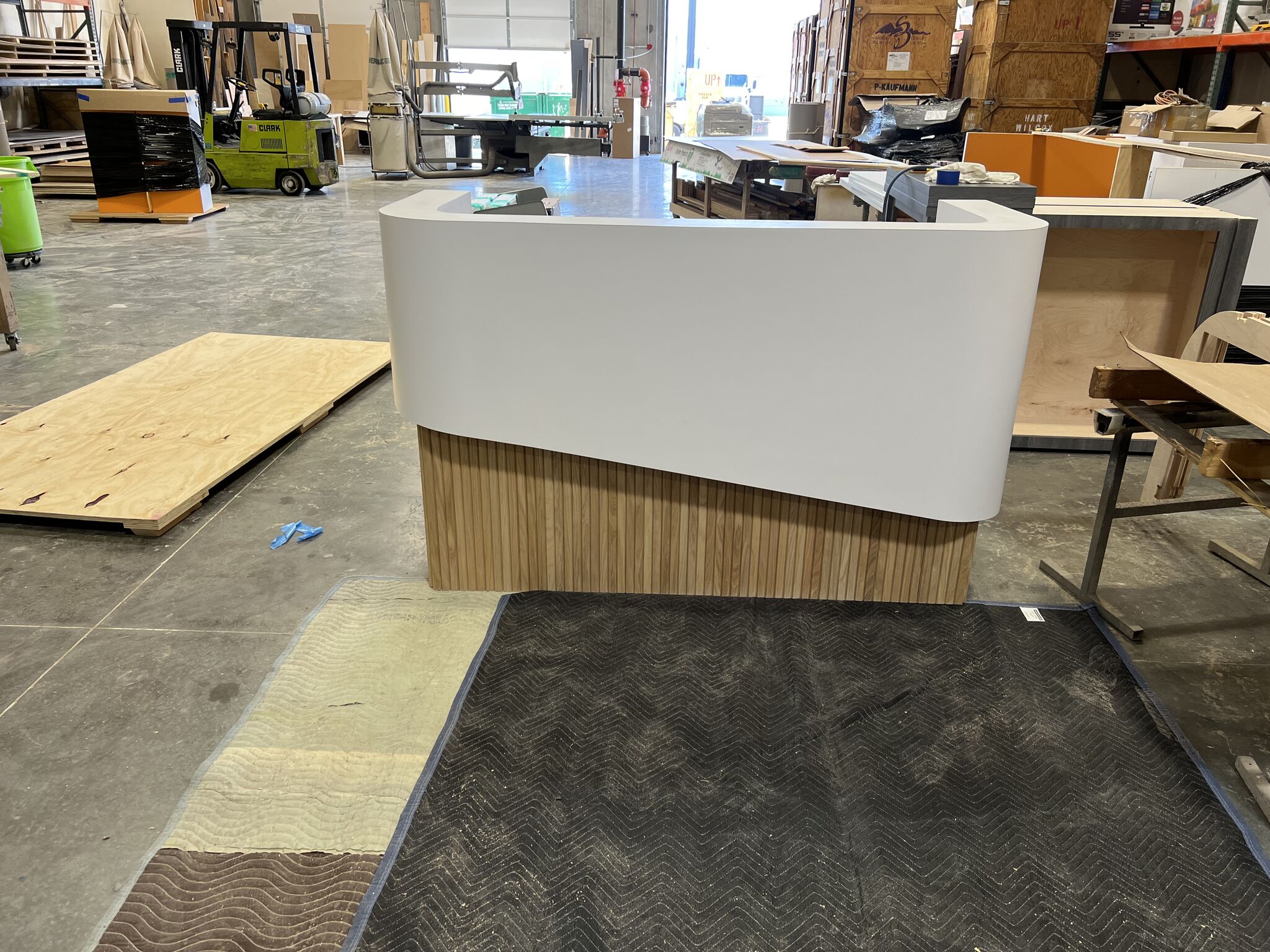 Custom modular exhibit booth for tradeshow conference