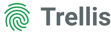 Trellis logo green grey web