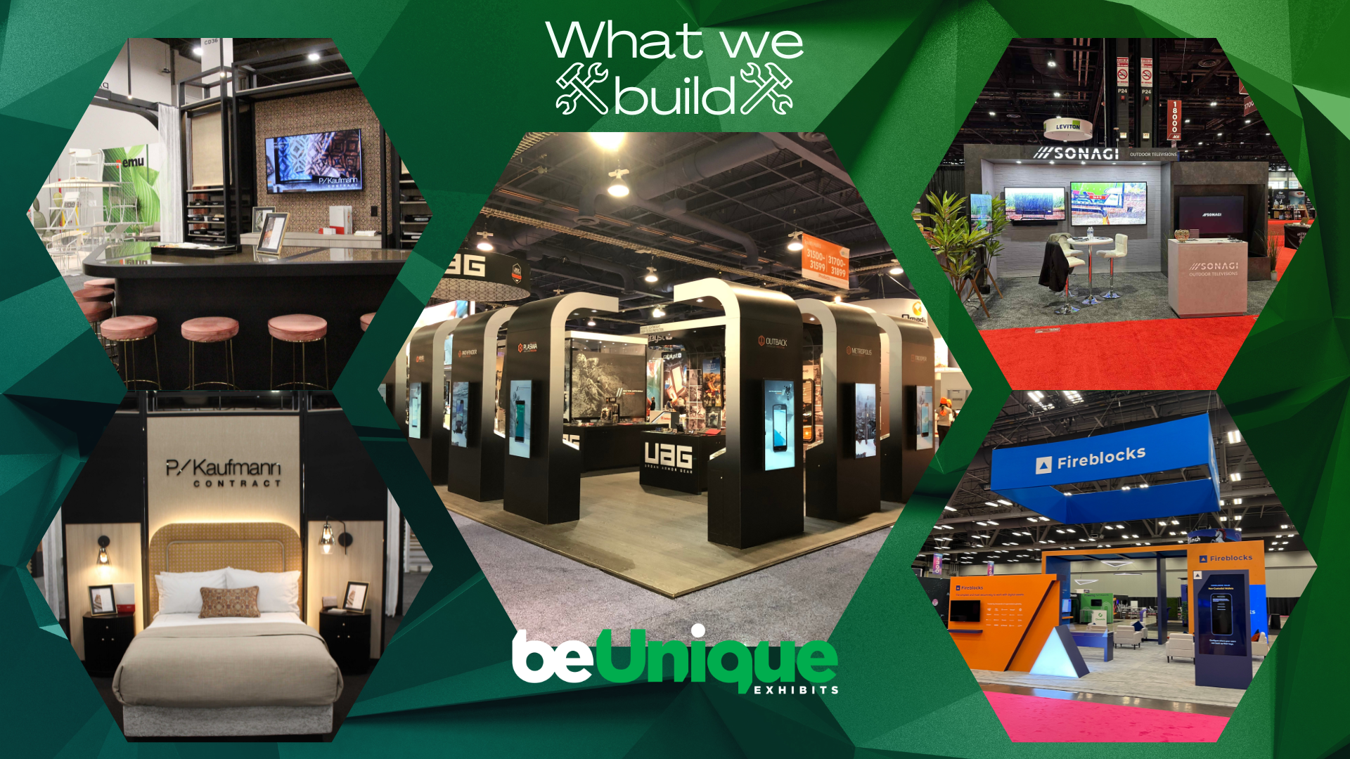 Custom modular exhibit rental for tradeshow conference