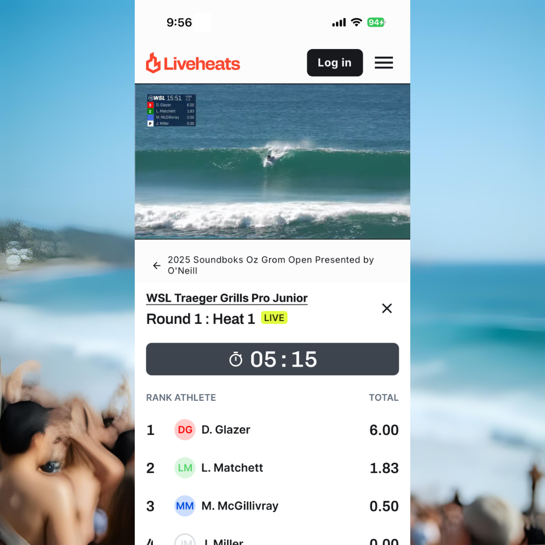 Start scoring and streaming live