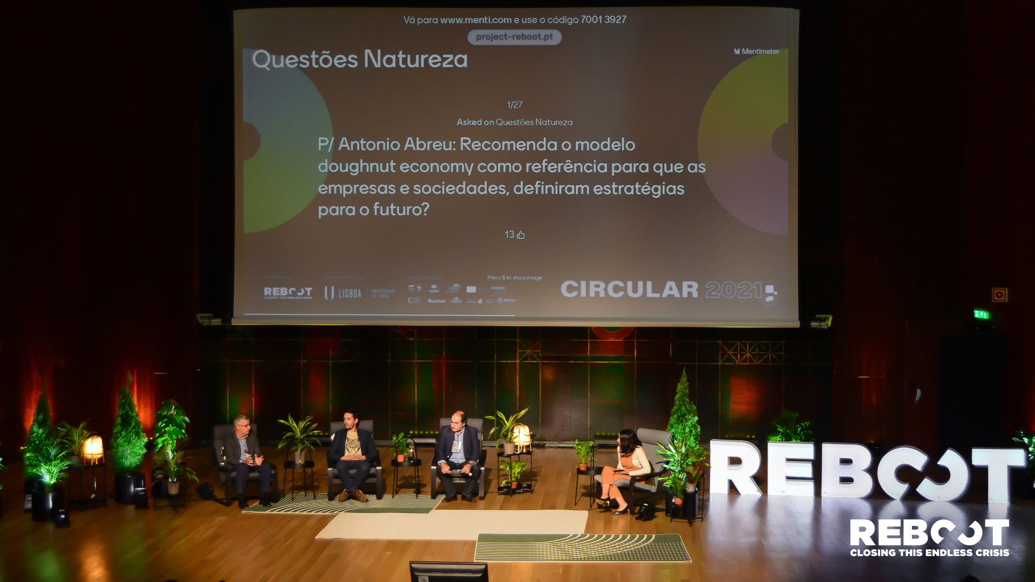 Painel de oradores no Circular 2021