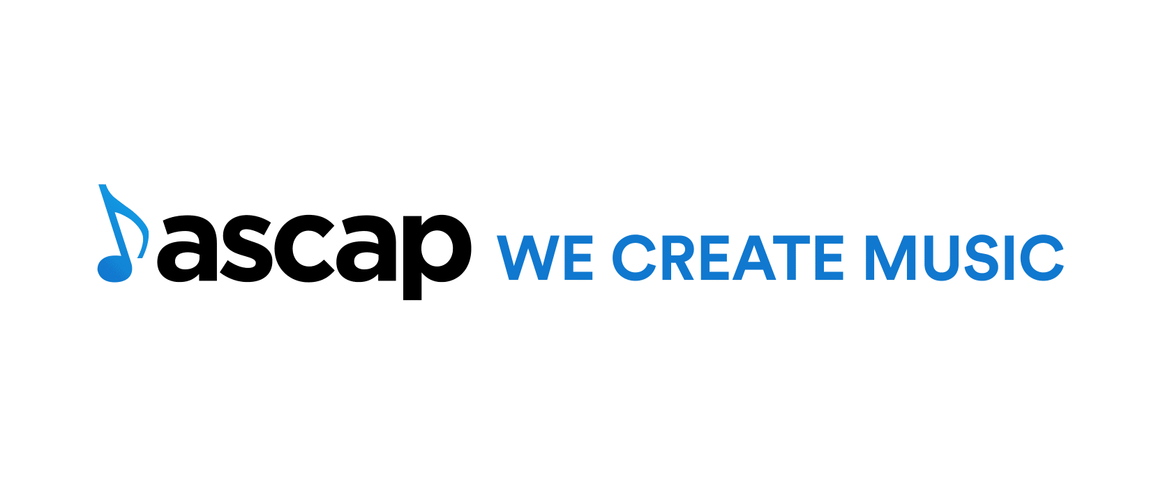Ascap logo horizontal wtagline black 1