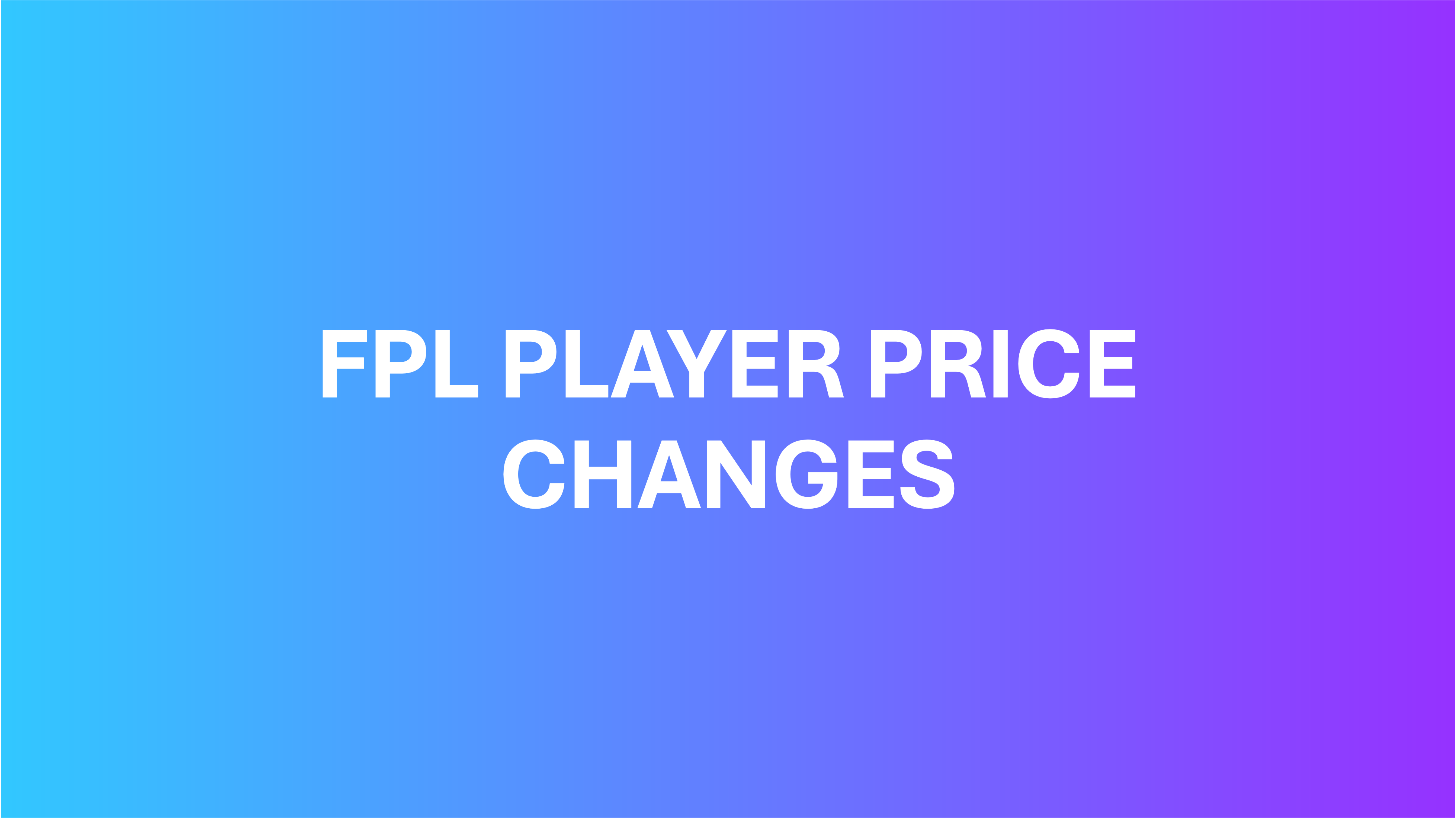 article header for FPL player price changes content