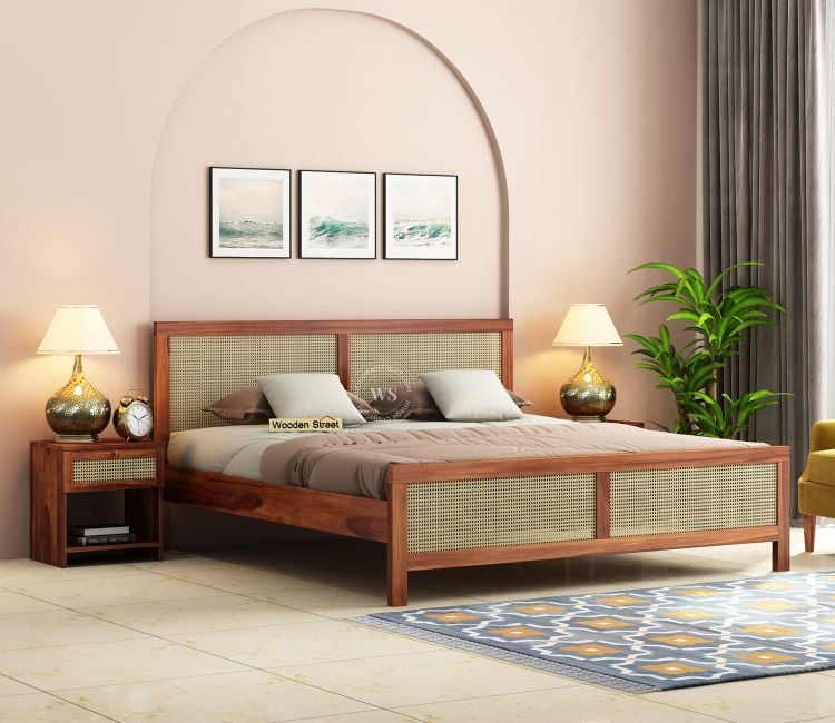 Data bed without storage aelin bed without storage king size honey finish honey finish new logo 1 750x650 (1)
