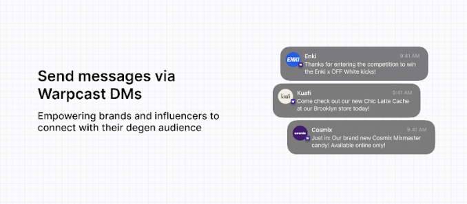 Thumbnail for: Programmable Direct Casts: The New DMs for Influencers & Brands on Farcaster