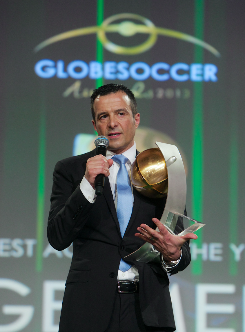 Super agent Jorge Mendes at Globe Soccer Awards