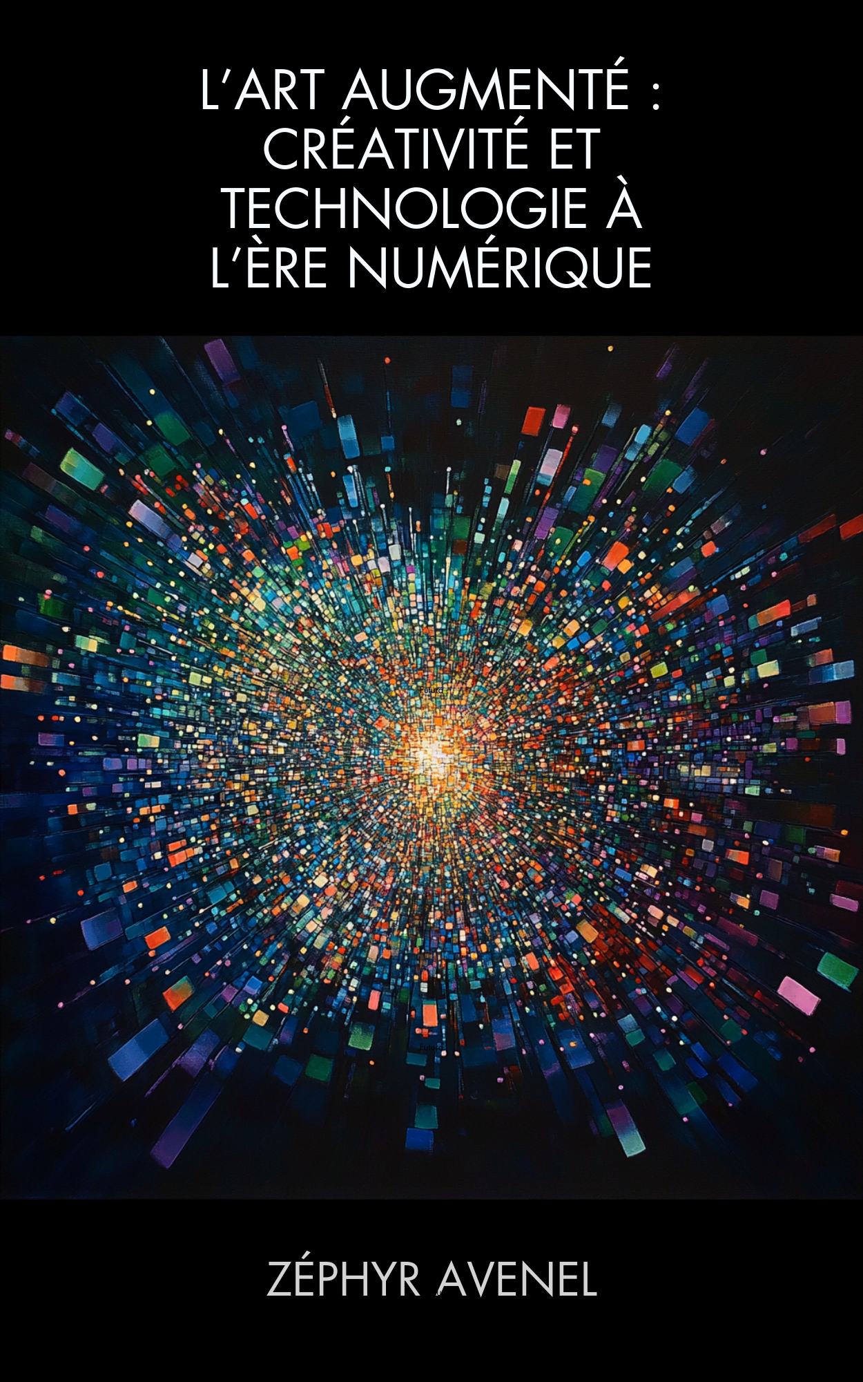 Cette couverture captivante présente une explosion de couleurs et de pixels lumineux, évoquant un univers de possibilités créatives infinies. L'illustration symbolise la fusion de l'art traditionnel avec la technologie numérique, où chaque fragment semble représenter une idée, une innovation, ou un instant de créativité