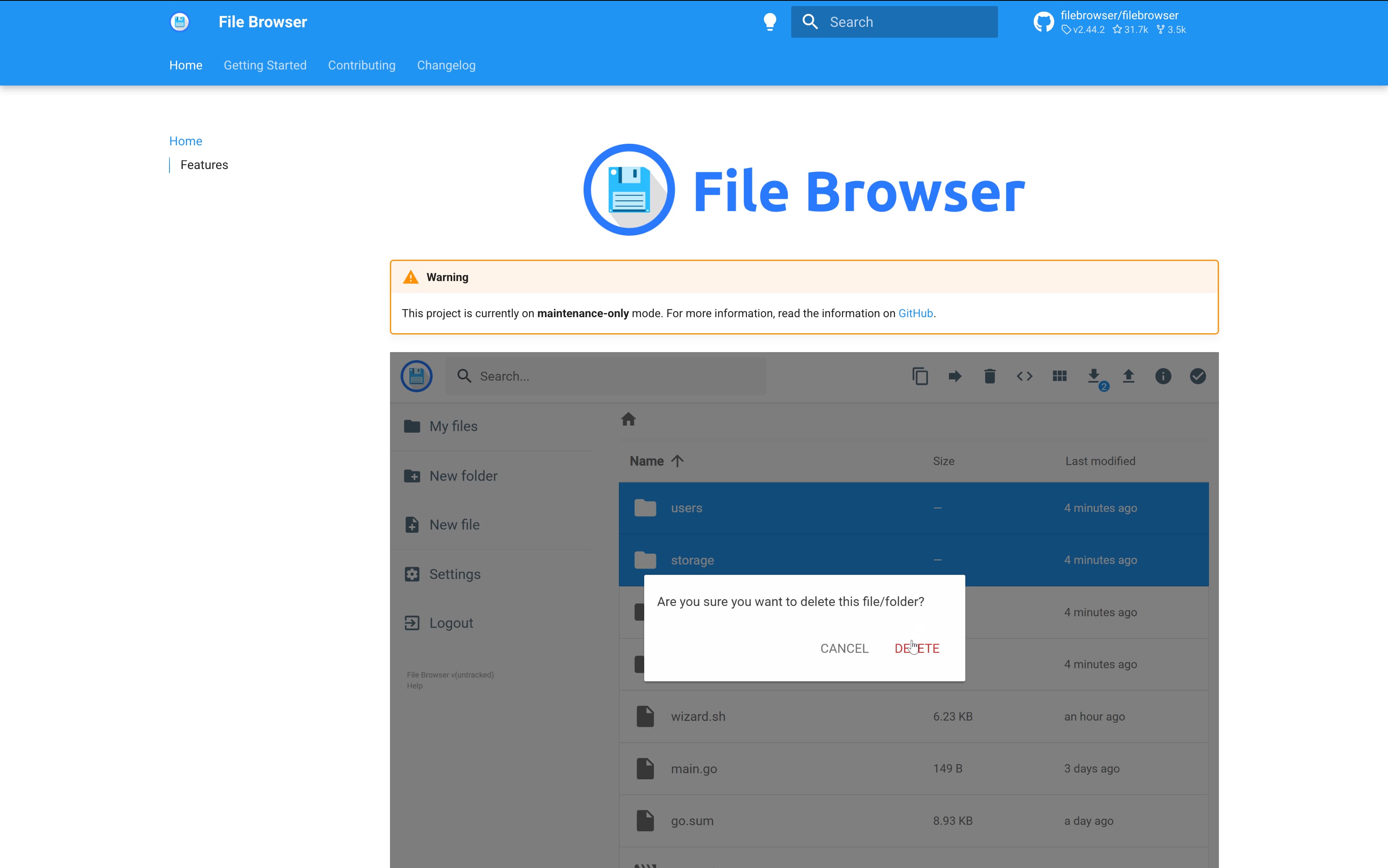 Filebrowser