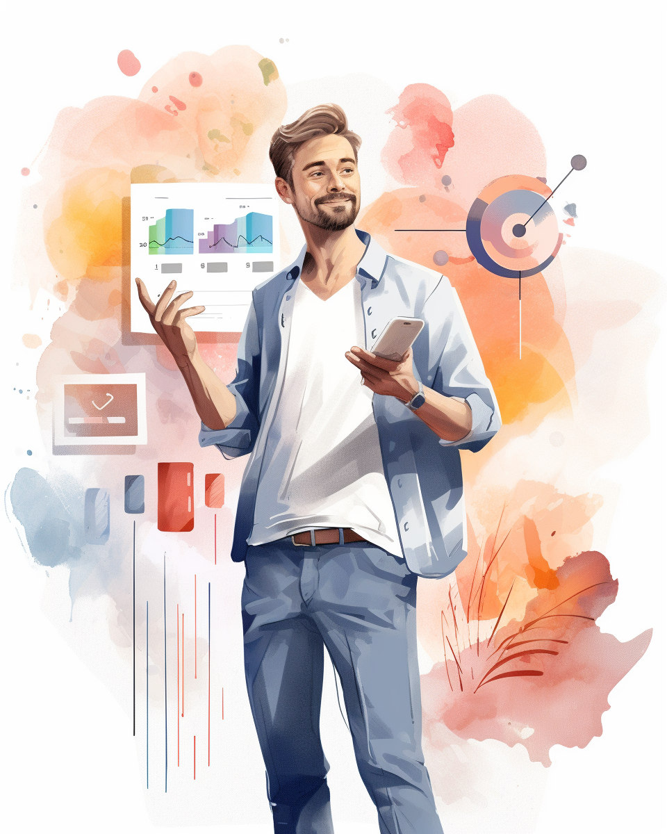 Islandancer corporate flat illustration a man doing some prompt 72797524 c40a 4795 a9af 51a3317cf777