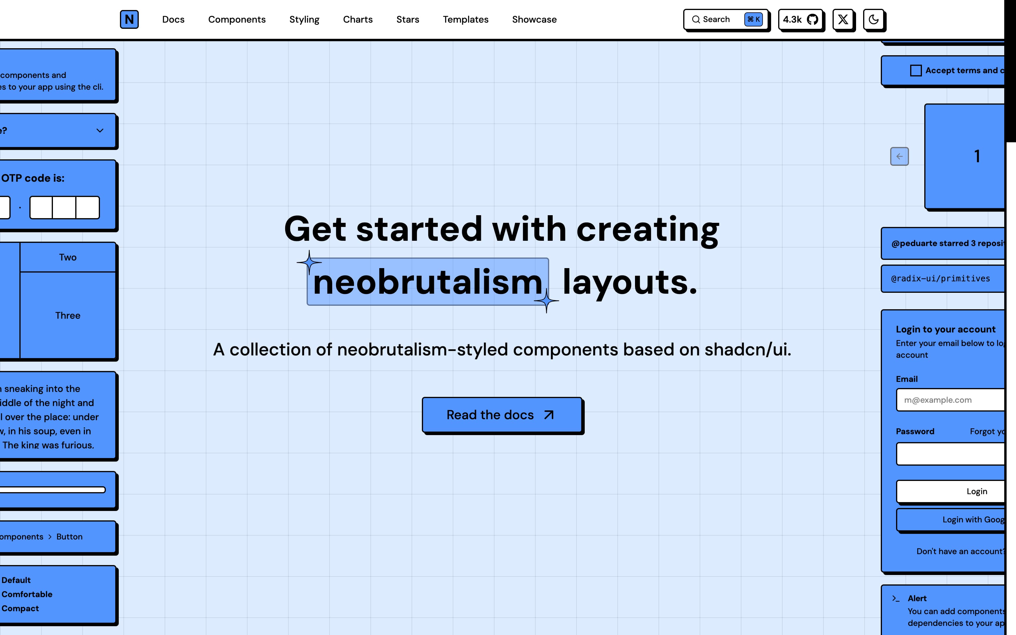 Neobrutalism components