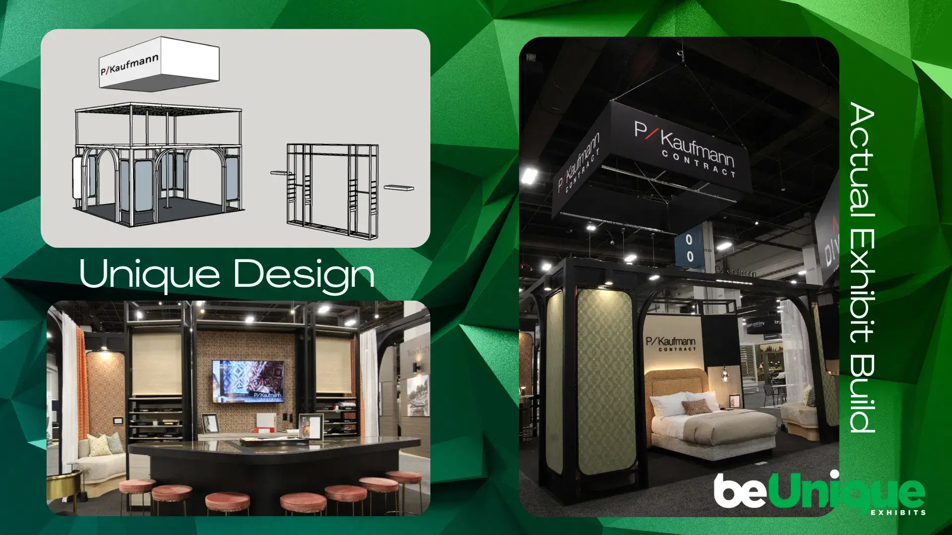 Custom modular exhibit rental for tradeshow conference