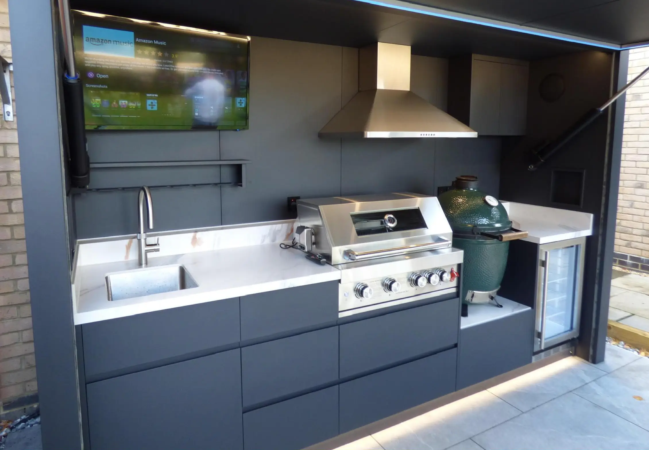 Pod signature design ouvert avec option kamado large 