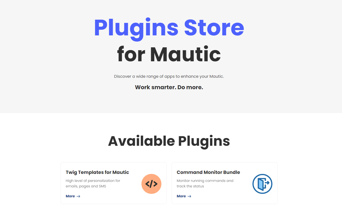 Plugins store