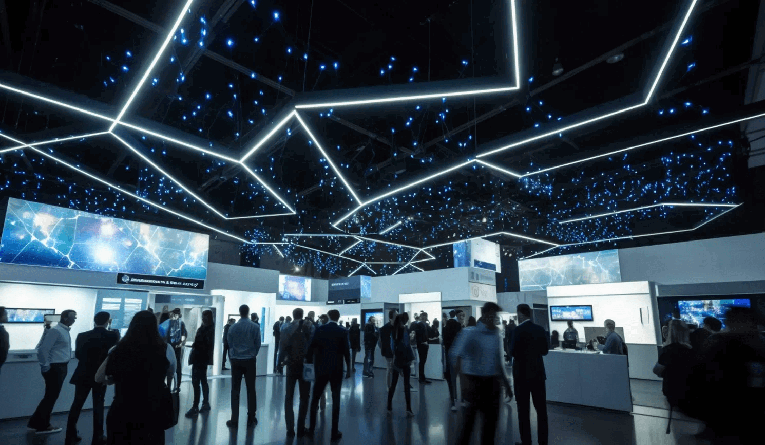 trade show booth design, unique exhibit solutions, captivating booth designs, custom trade show displays, eye-catching exhibit layouts, engaging trade show experiences, booth lighting design, memorable exhibition stands