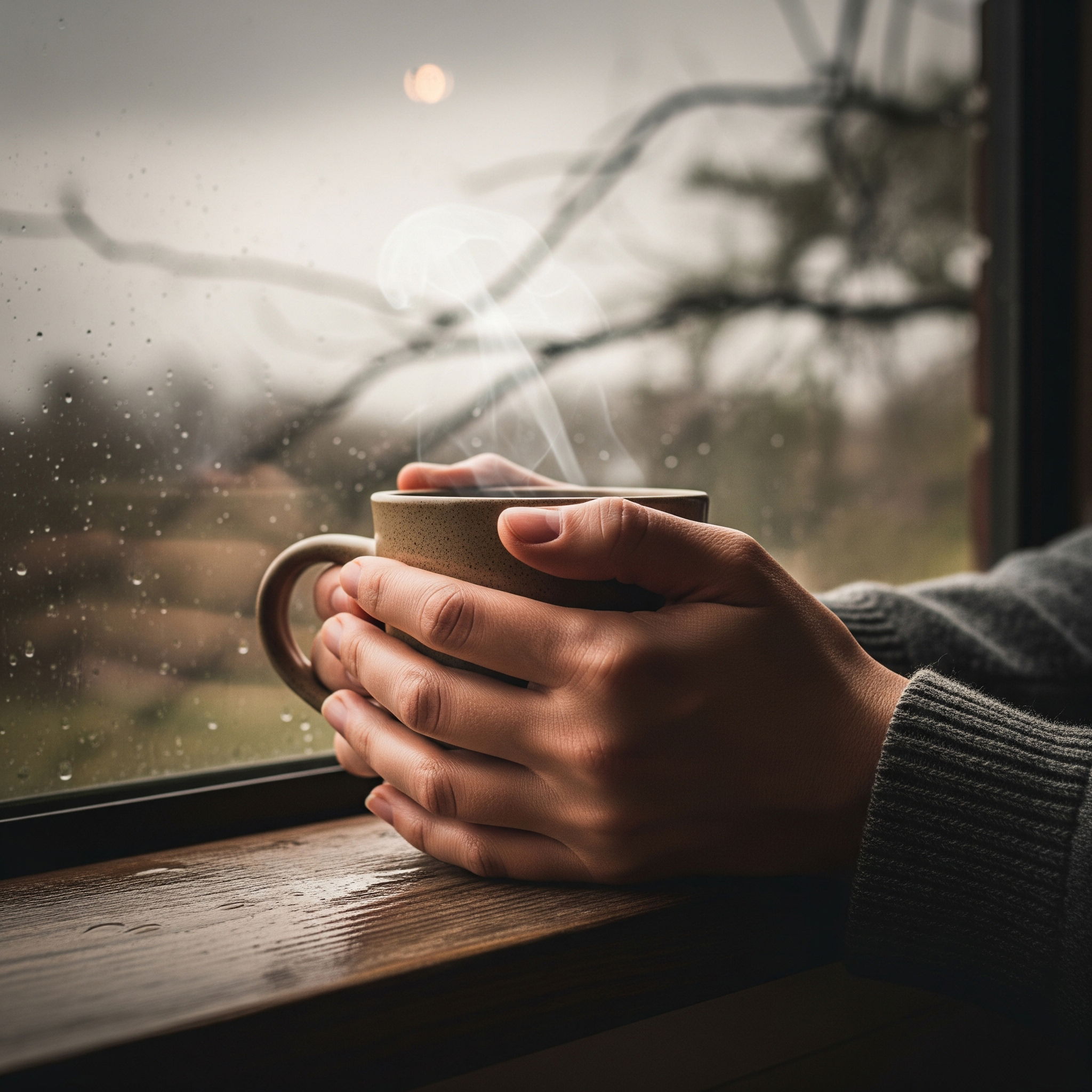 A parent finding a quiet moment to heal from the trauma and PTSD symptoms that can follow a NICU stay.