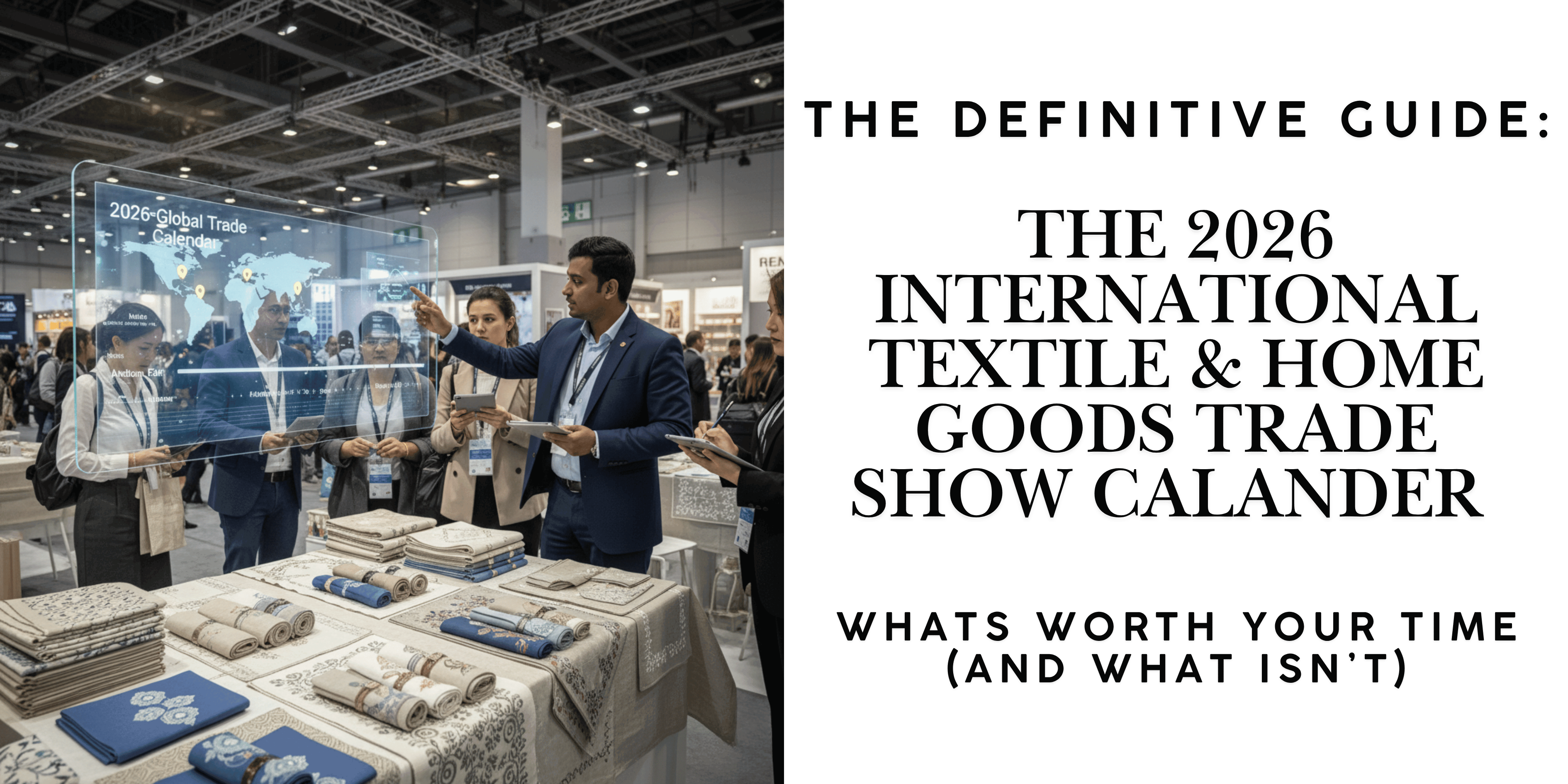 The Definitive Guide: Essential Textile and Home Goods Trade Shows for 2026
