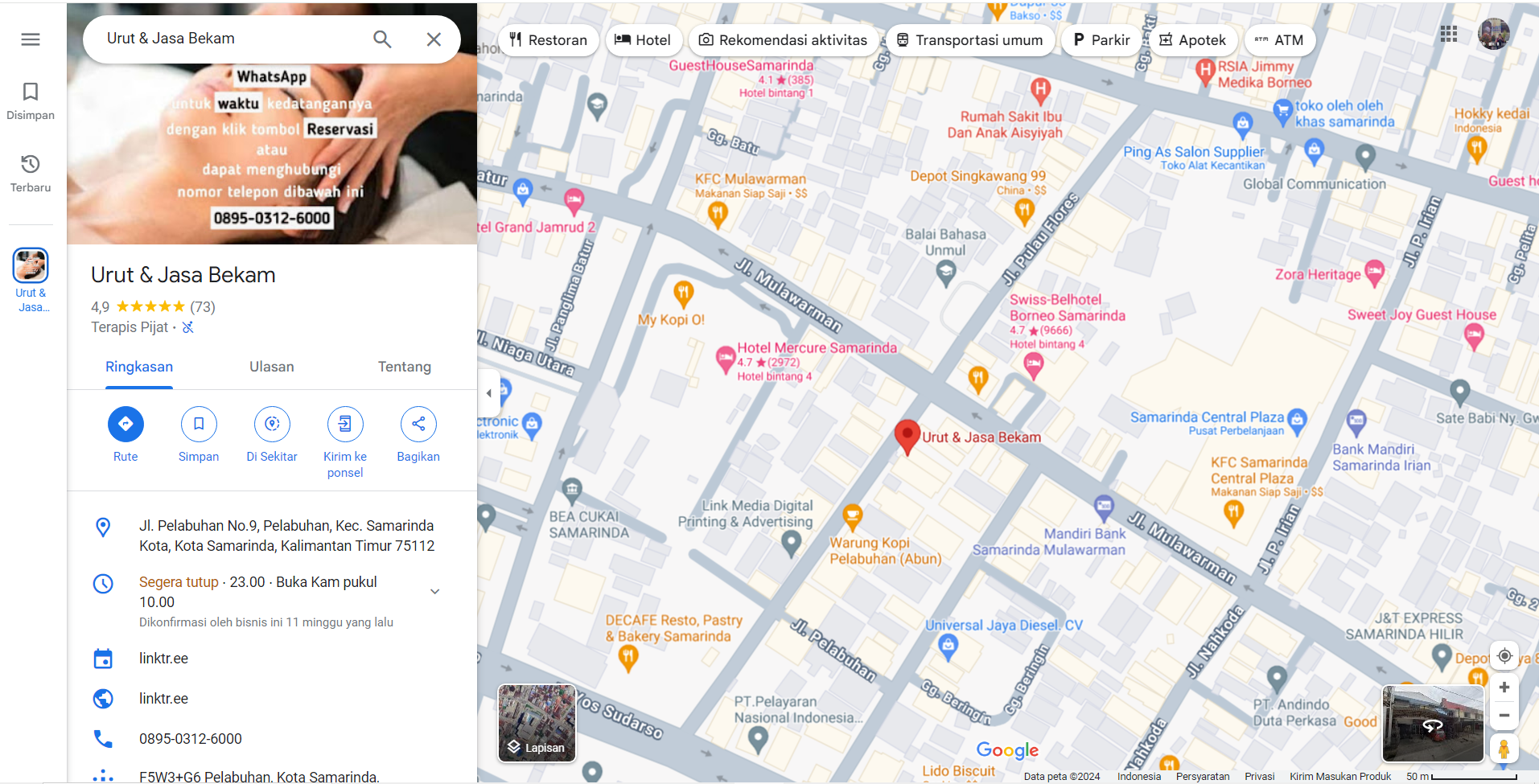 Gmaps search