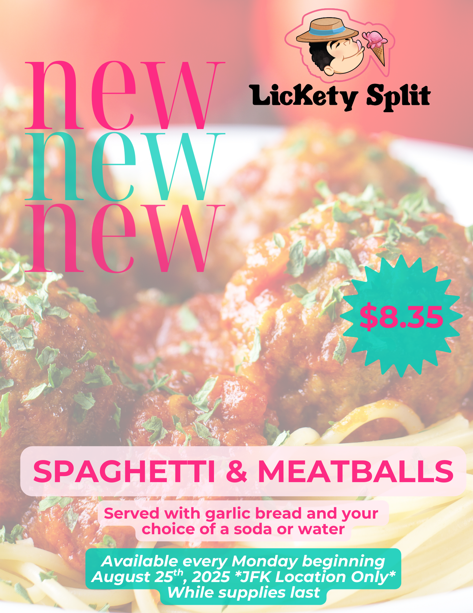 NEW: Monday Lunch Special at Lickety Split JFK!