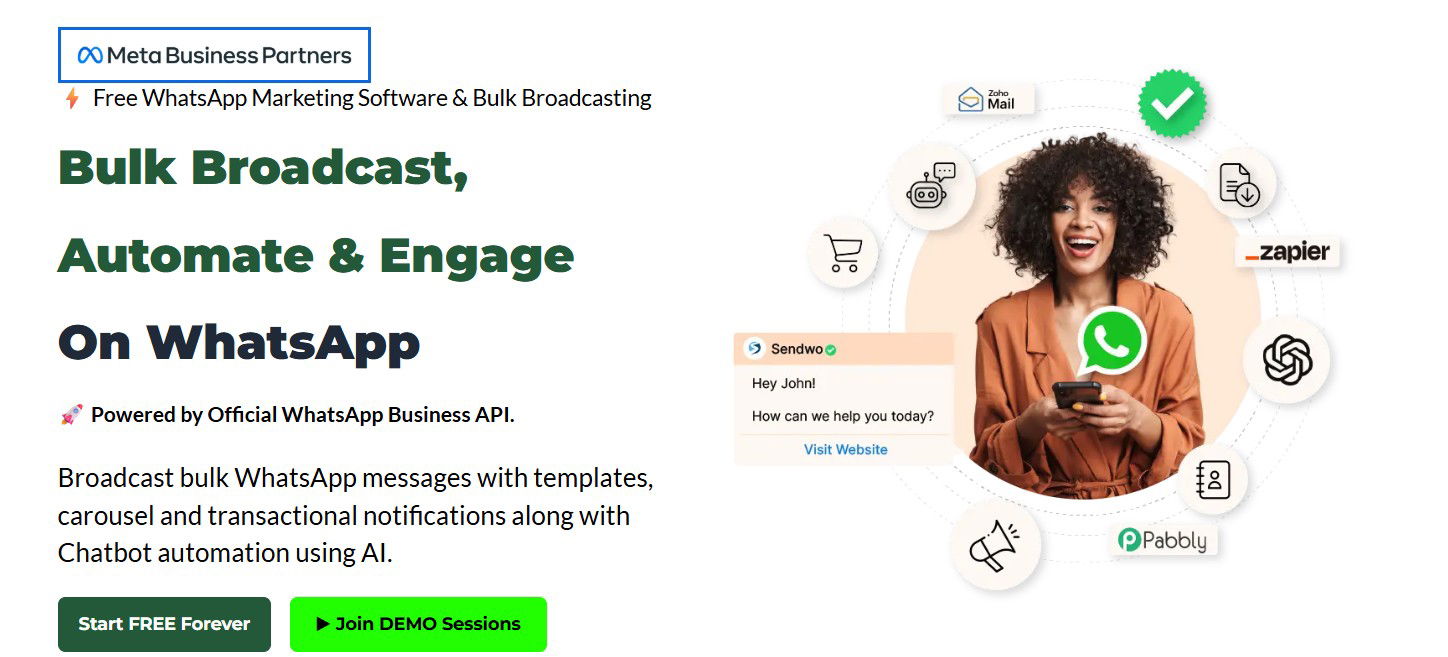 Sendwo - WhatsApp API provider