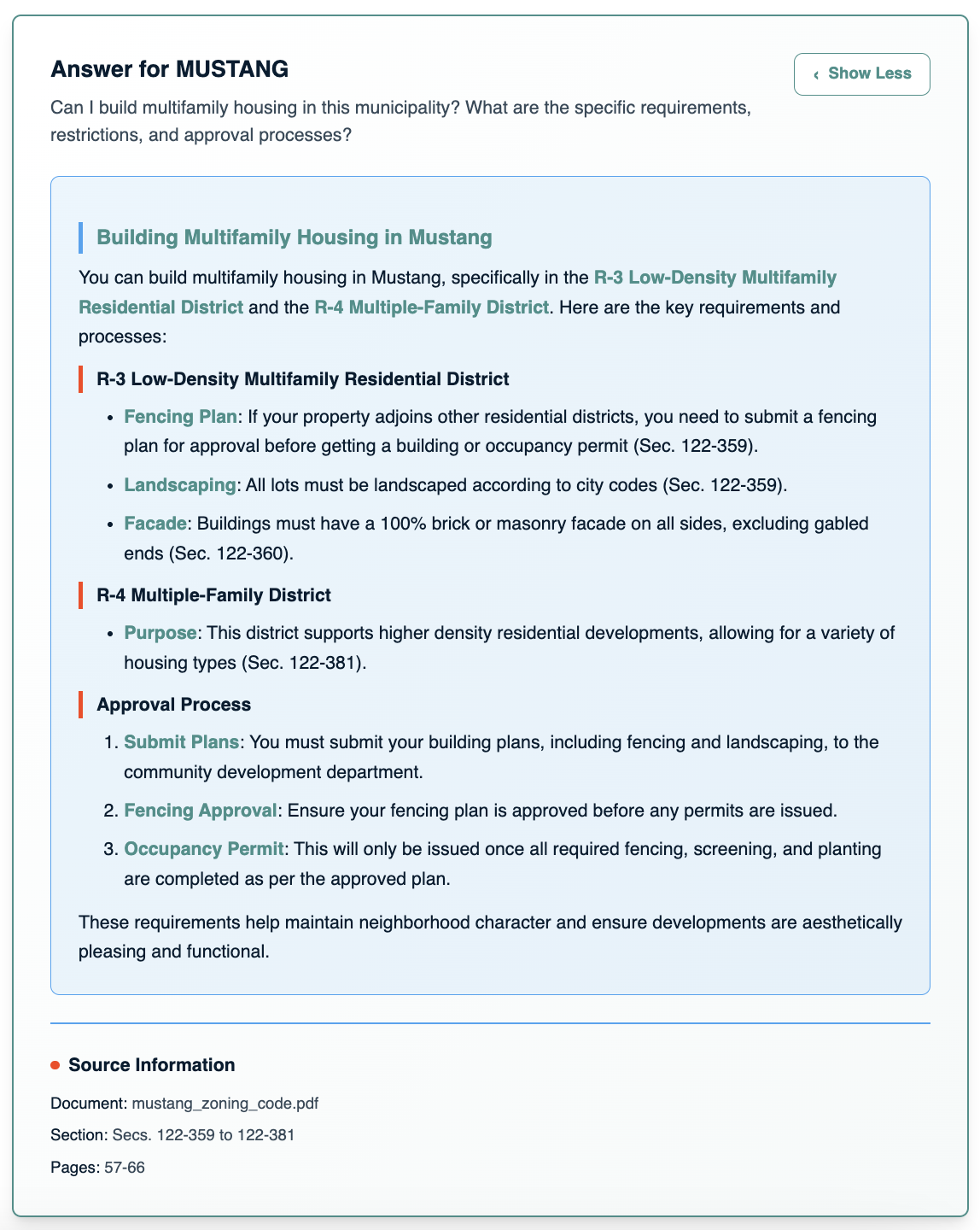 Screenshot of Plotzy's Zoning AI answer citation with document, page number, and section number references. 