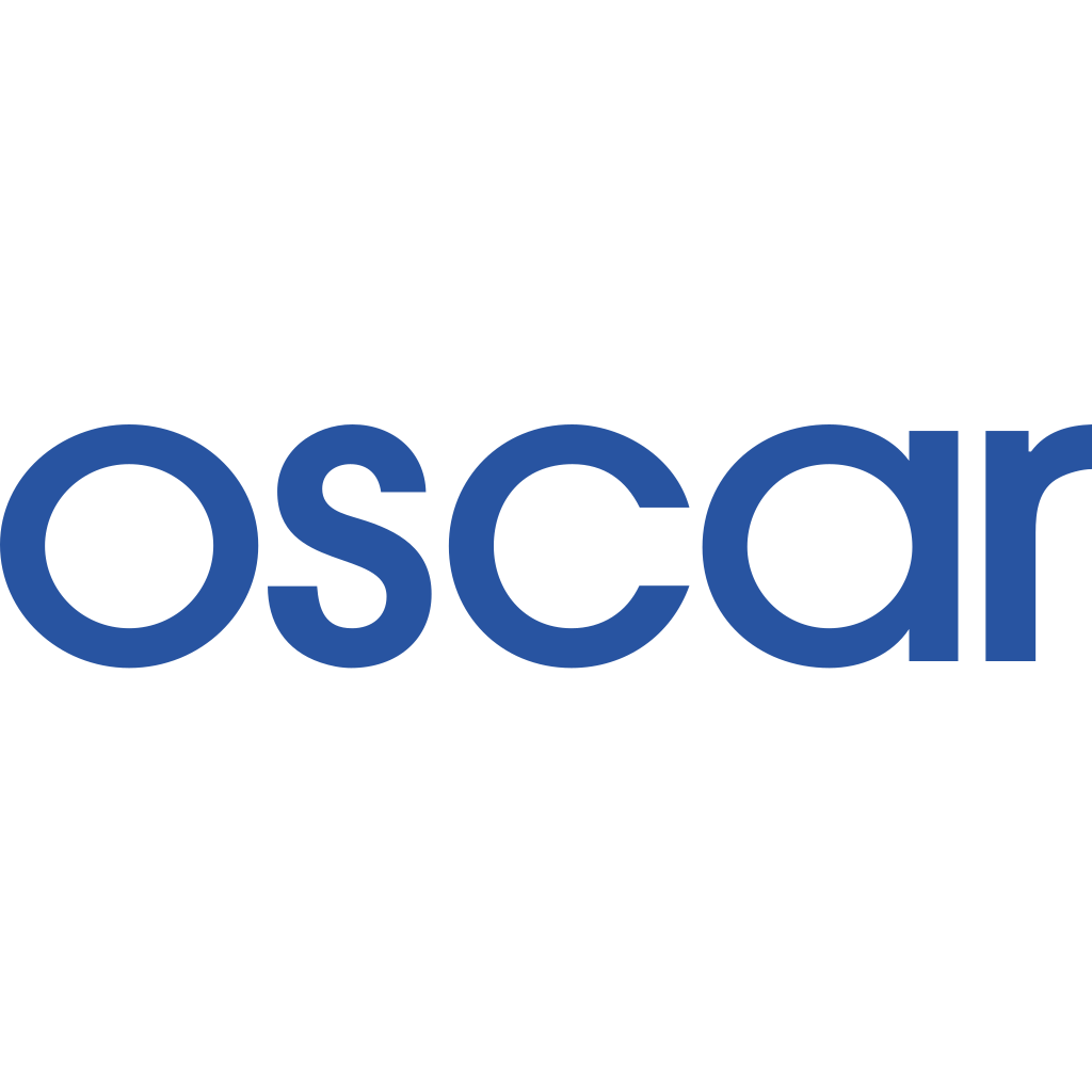 Oscar healthcare logo on color