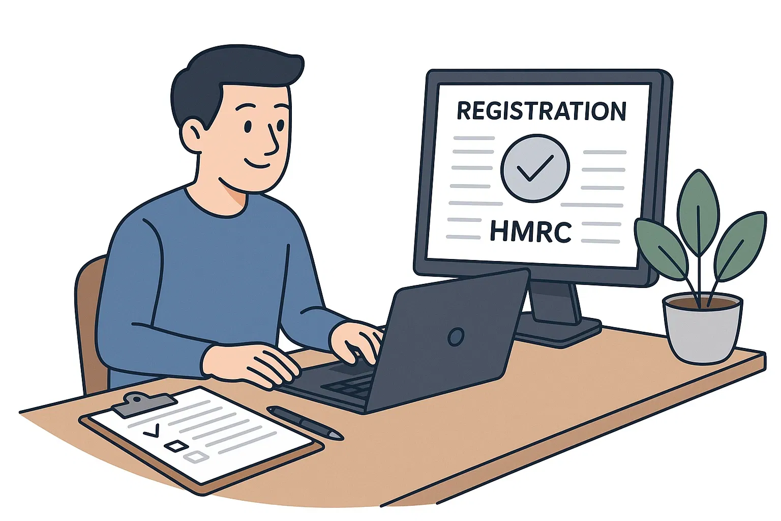Submit self assessment registration application