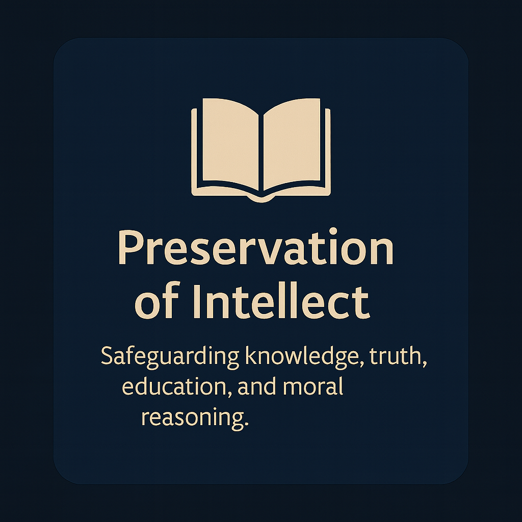  Preservation of Intellect