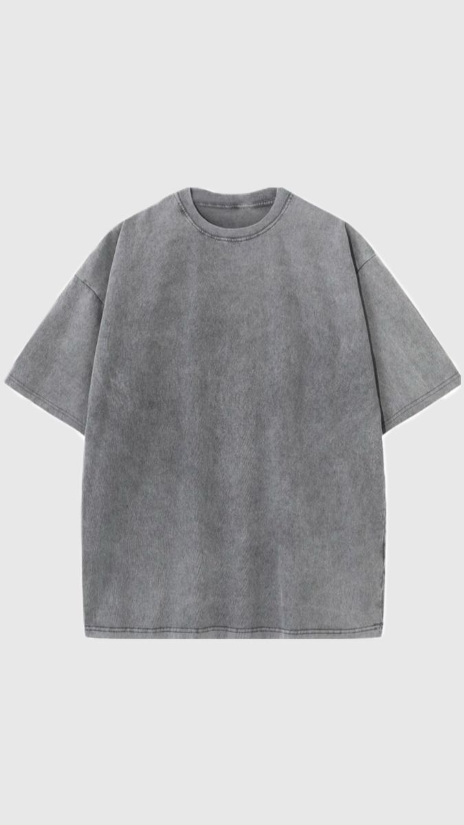 High quality grey tshirt heavy GSM
