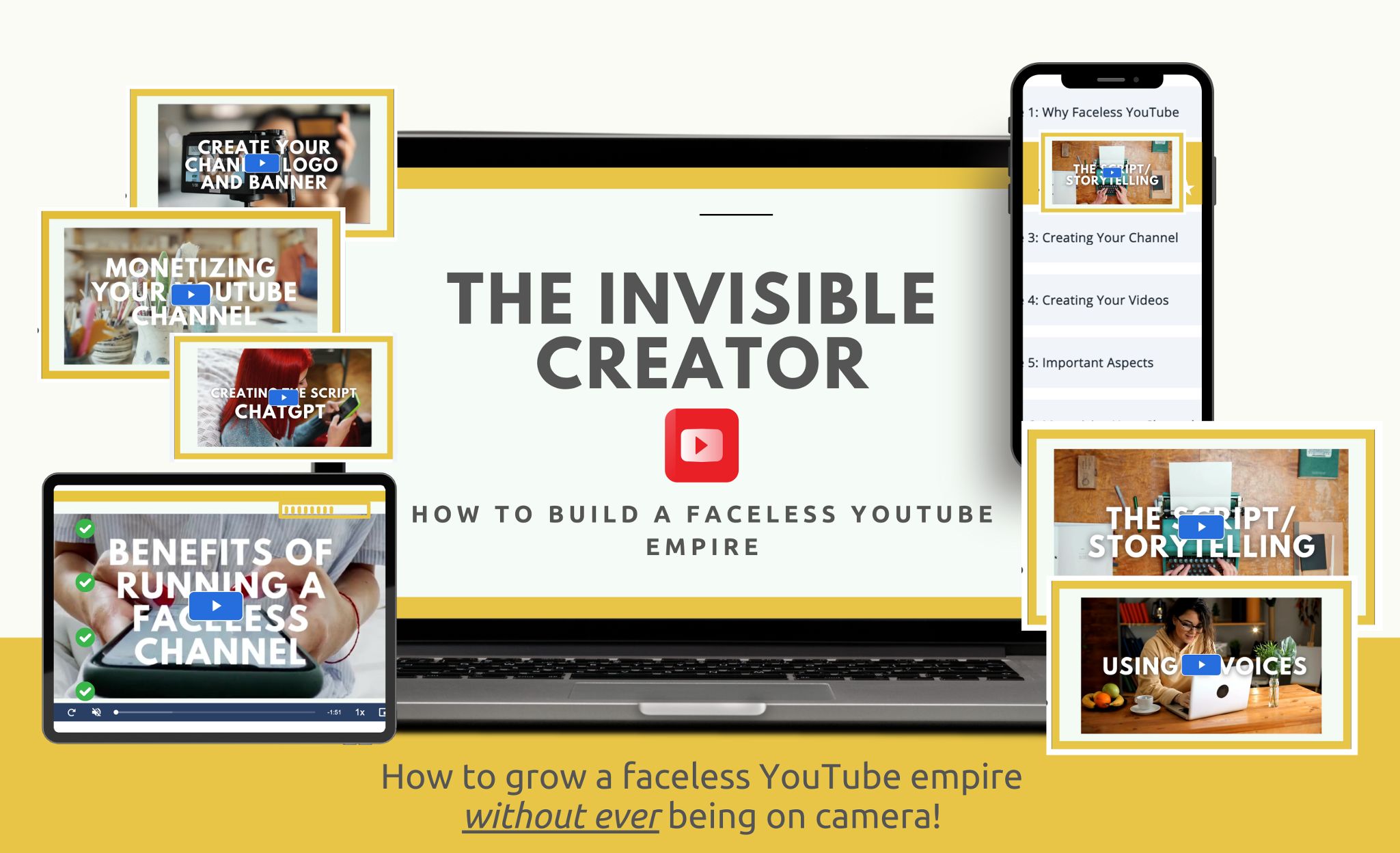 invisible creator course package